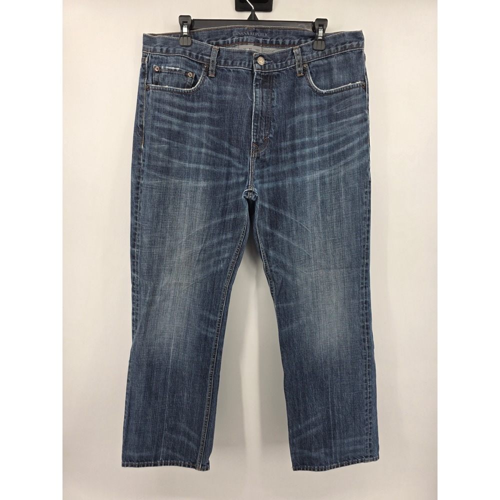 Banana Republic Straight Fit Jeans Dark Wash Mens 36x30